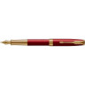 Ручка перьевая PARKER ESSENTIAL SONNET LAQUE RED GT F 1931478