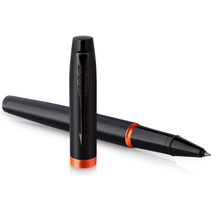 Ручка роллер PARKER IM VIBRANT RINGS T315 CW2172945 FLAME ORANGE PVD F